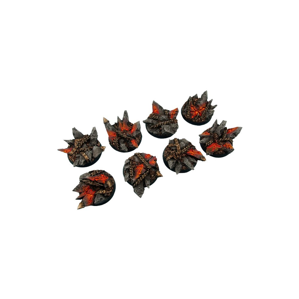 PREORDER Micro Art Studio - Resin Round/Oval Bases - Chaos Bases - Round 32mm (4)