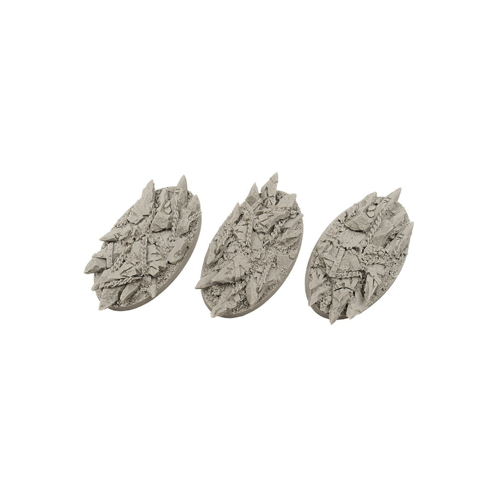 PREORDER Micro Art Studio - Resin Round/Oval Bases - Chaos Bases - Oval 75x42mm (2)