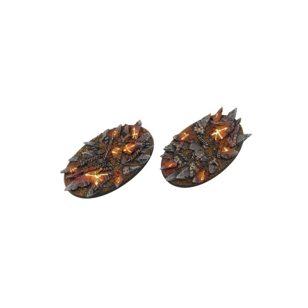 PREORDER Micro Art Studio - Resin Round/Oval Bases - Chaos Bases - Oval 90x52mm (2)