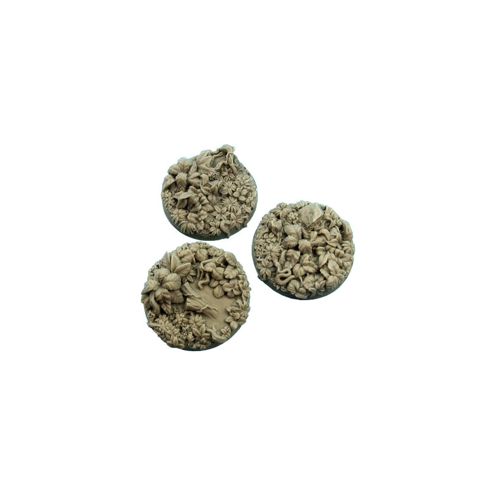 PREORDER Micro Art Studio - Resin Round/Oval Bases - Jungle Bases - Round 50mm (2)