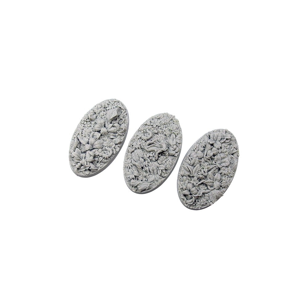 PREORDER Micro Art Studio - Resin Round/Oval Bases - Jungle Bases - Oval 75x42mm (2)