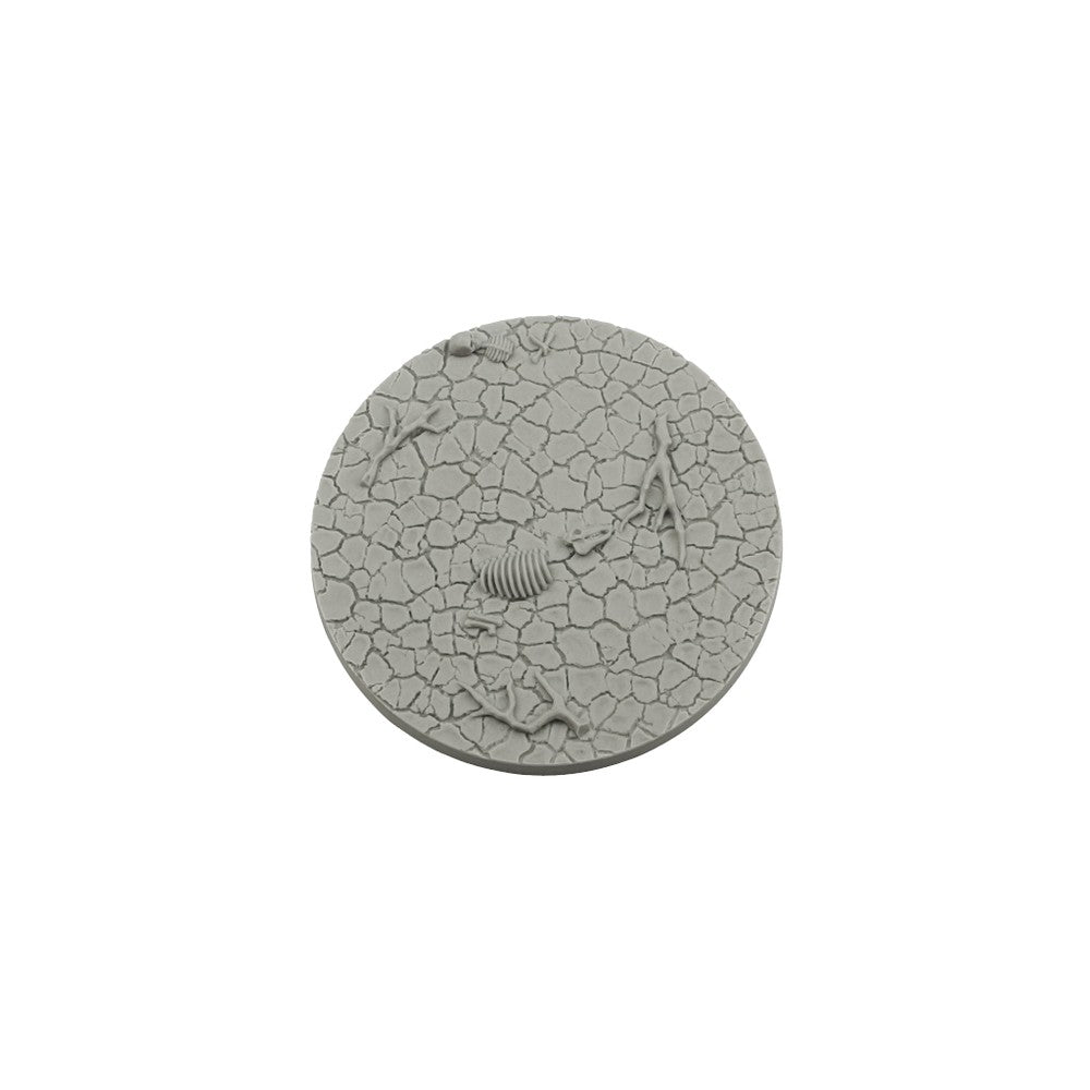 PREORDER Micro Art Studio - Resin Round/Oval Bases - Wasteland Bases Round 80mm (1)