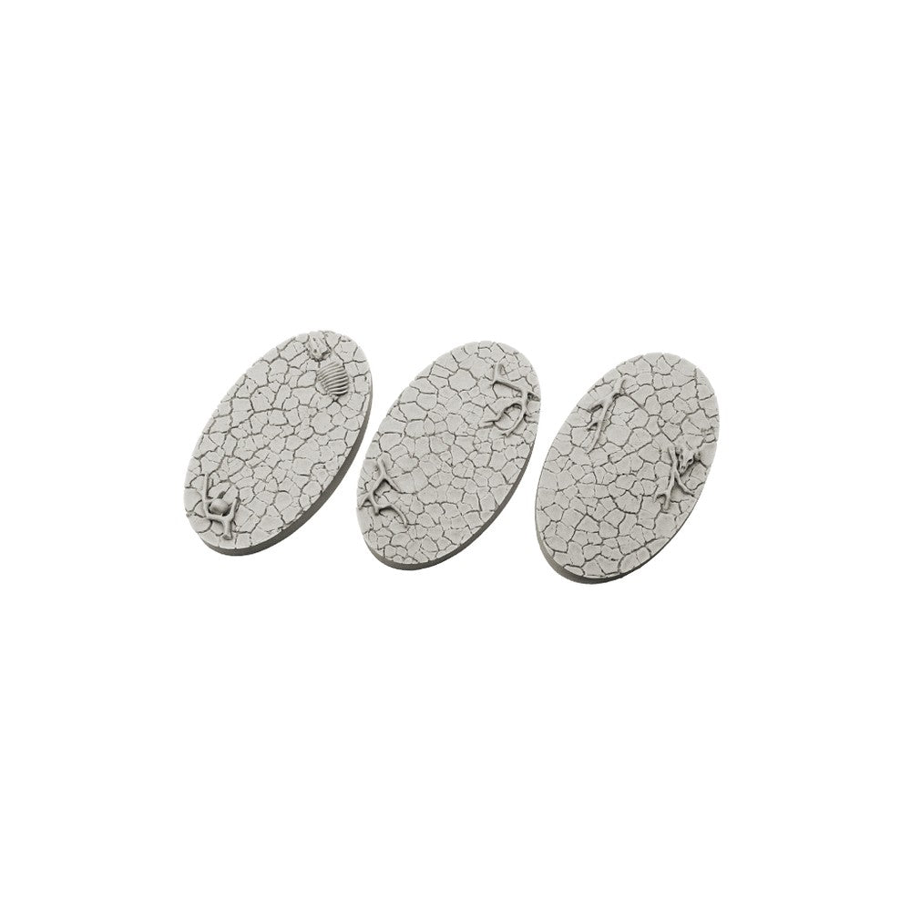 PREORDER Micro Art Studio - Resin Round/Oval Bases - Wasteland Bases - Oval 75x42mm (2)