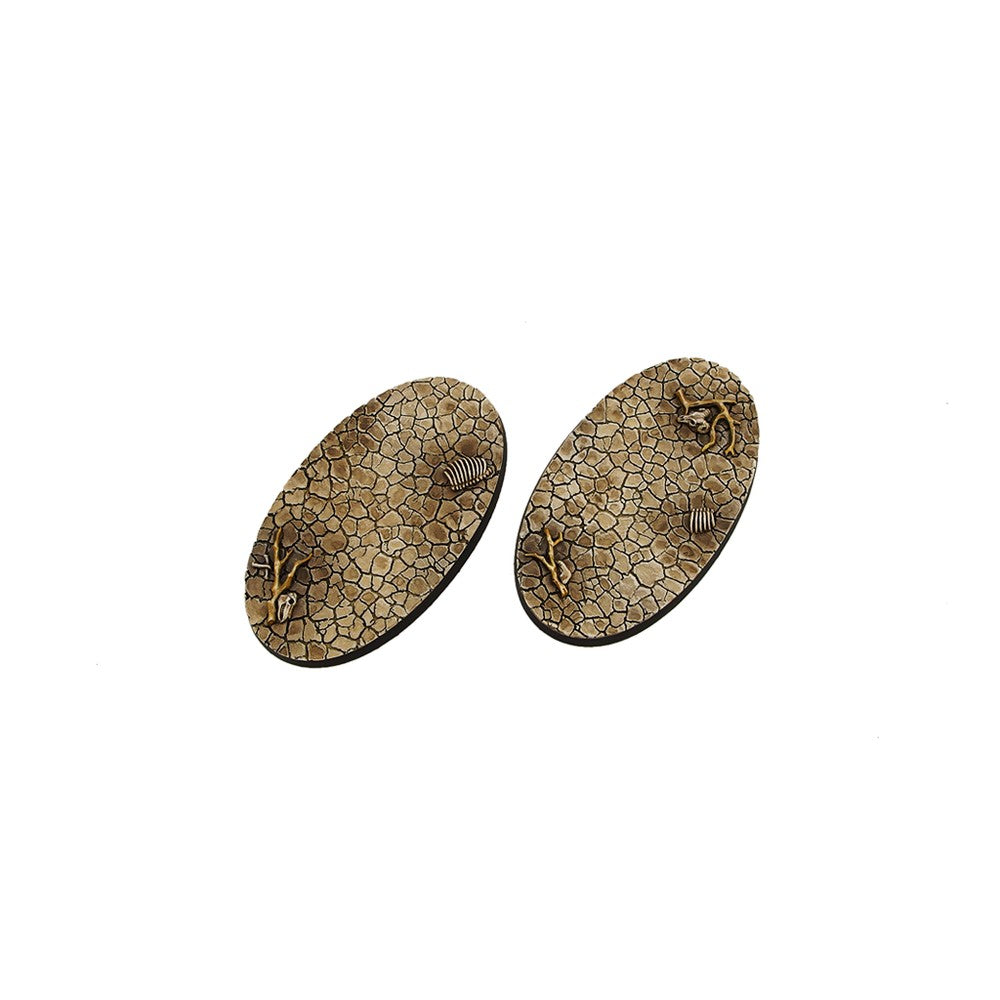 PREORDER Micro Art Studio - Resin Round/Oval Bases - Wasteland Bases - Oval 90x52mm (2)