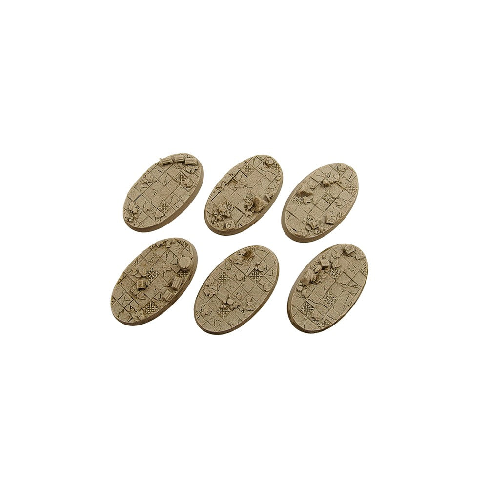 PREORDER Micro Art Studio - Resin Round/Oval Bases - Ancient Bases - Oval 60x35mm (4)