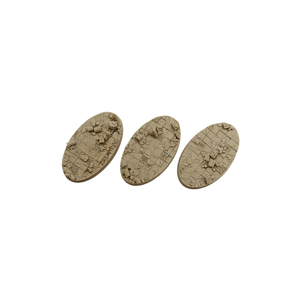 PREORDER Micro Art Studio - Resin Round/Oval Bases - Ancient Bases - Oval 75x42mm (2)