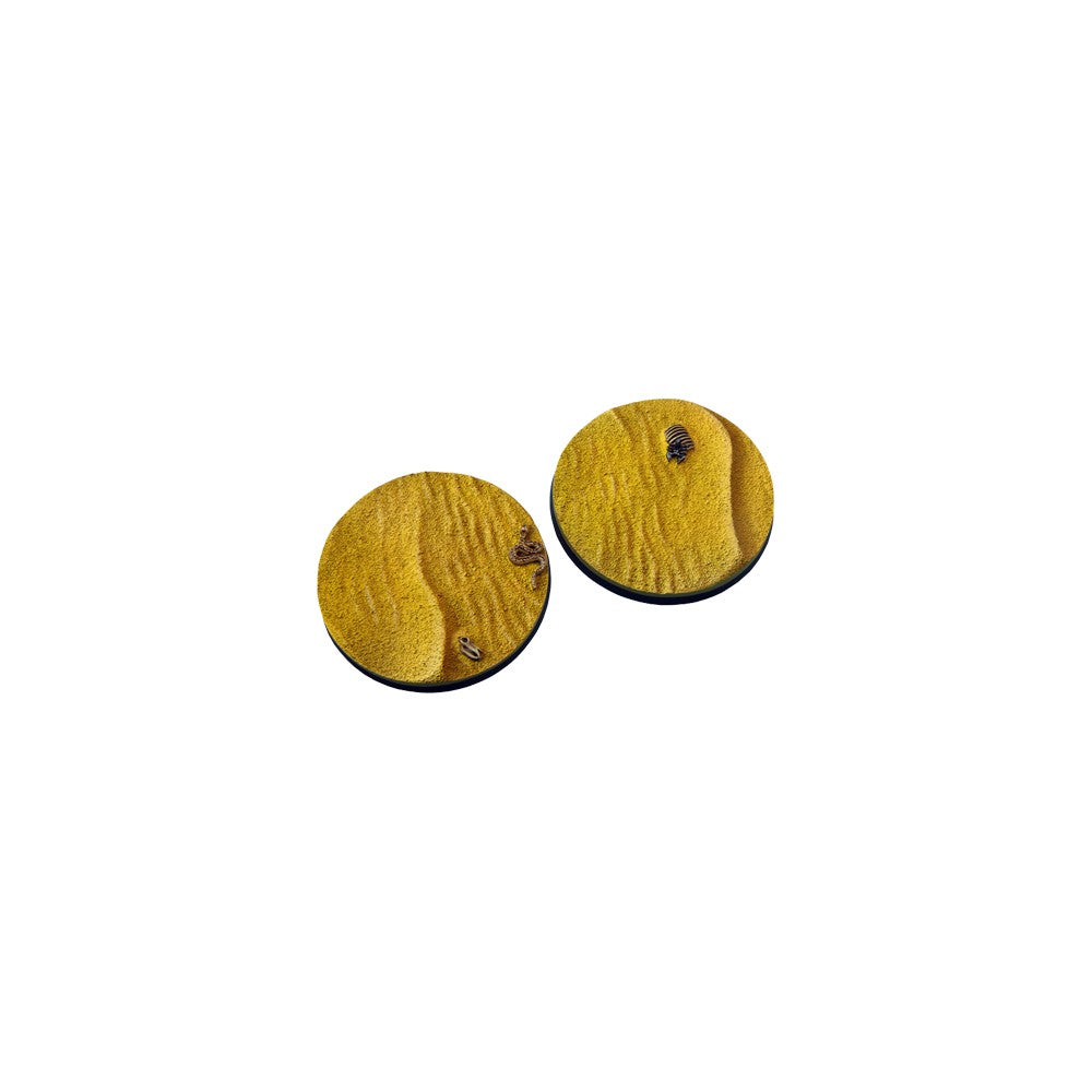 PREORDER Micro Art Studio - Resin Round/Oval Bases - Desert Bases - Round 60mm (1)