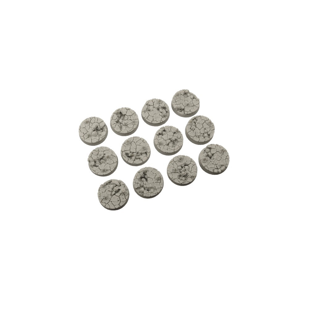 PREORDER Micro Art Studio - Resin Round/Oval Bases - Chaos Waste Bases - Round 25mm (5)