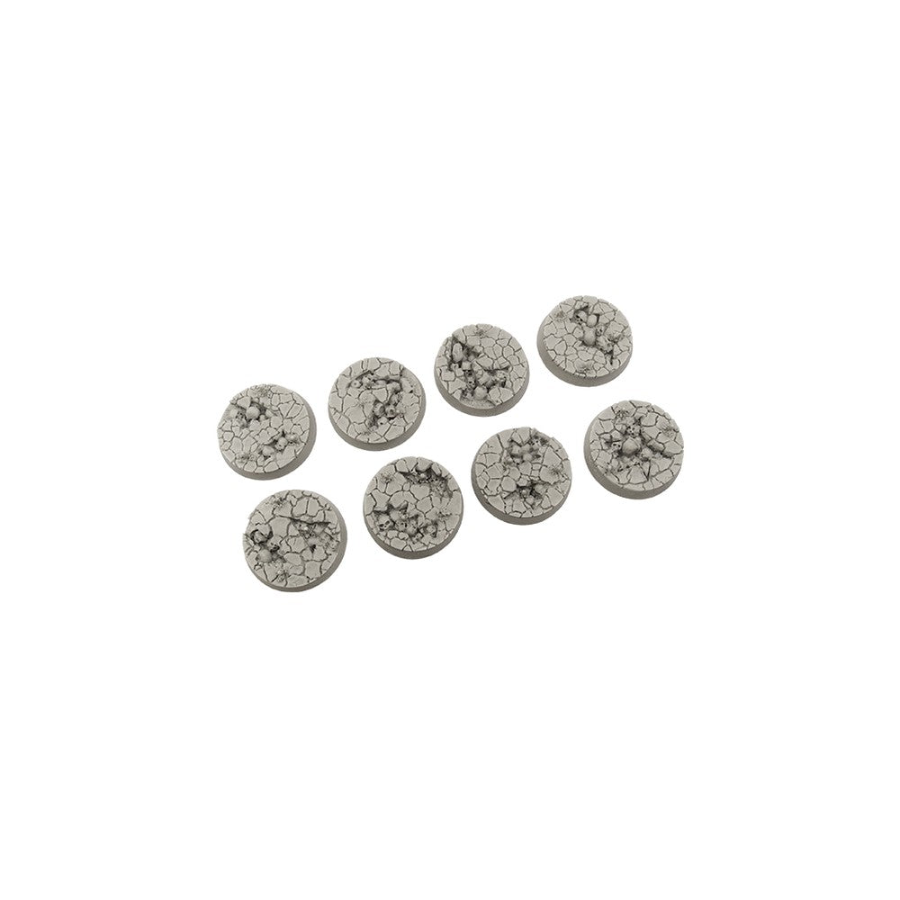 PREORDER Micro Art Studio - Resin Round/Oval Bases - Chaos Waste Bases - Round 32mm (4)