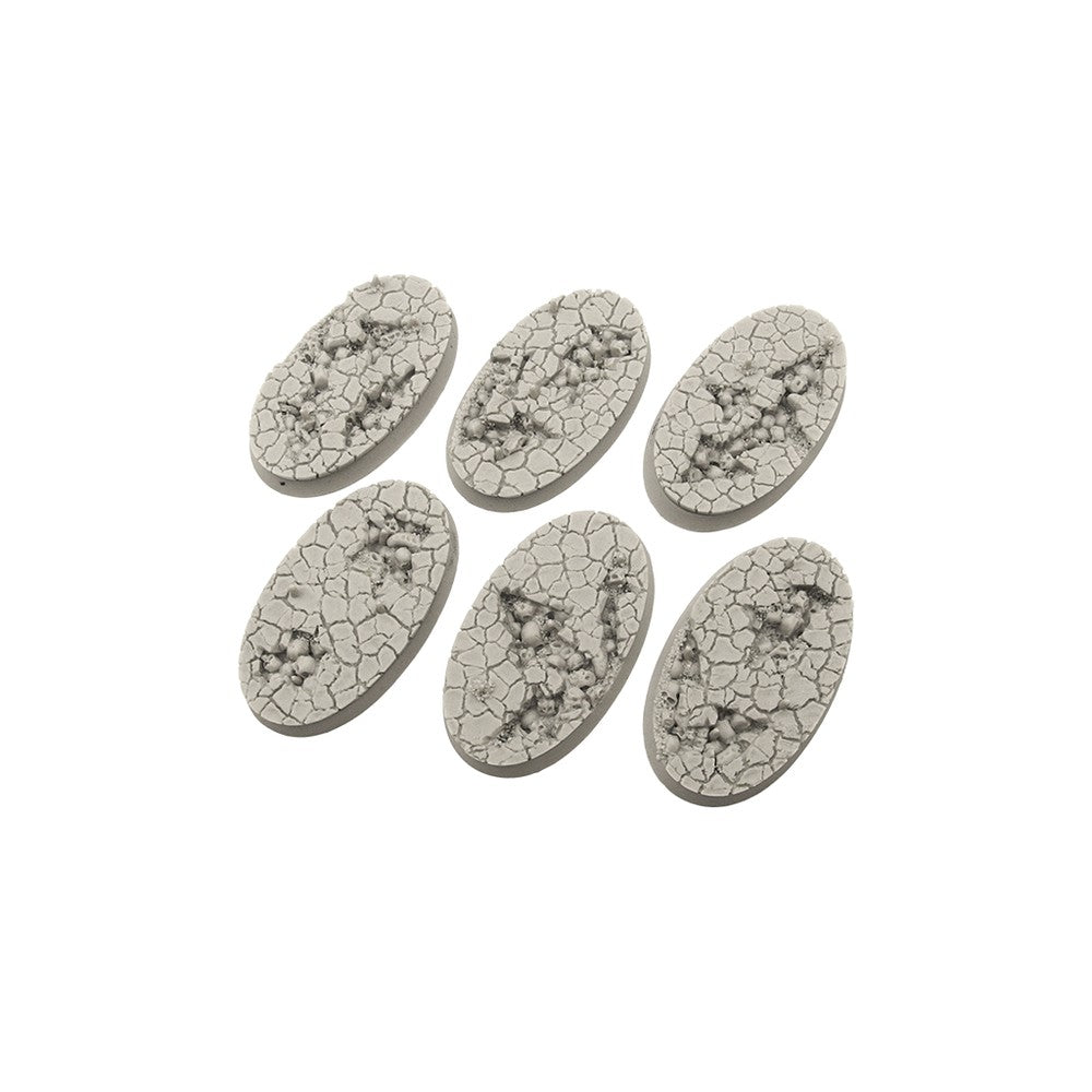 PREORDER Micro Art Studio - Resin Round/Oval Bases - Chaos Waste Bases - Oval 60x35mm (4)