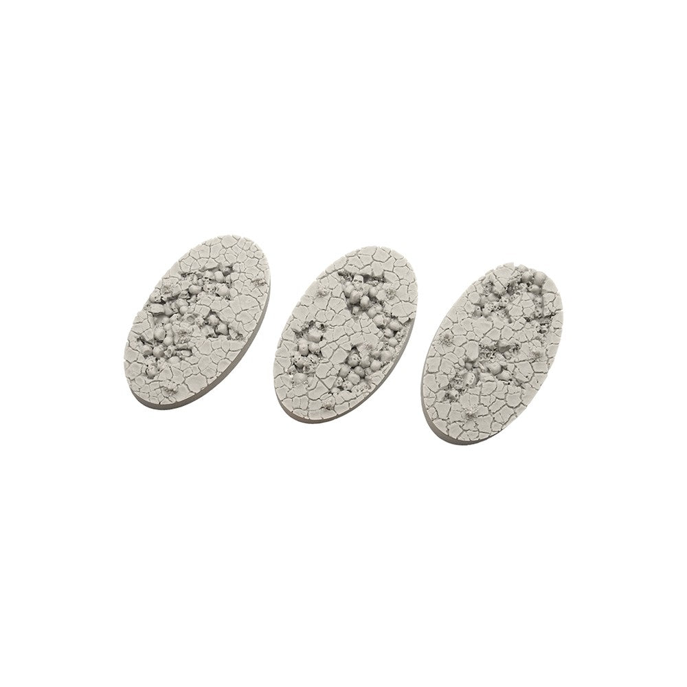 PREORDER Micro Art Studio - Resin Round/Oval Bases - Chaos Waste Bases - Oval 75x42mm (2)
