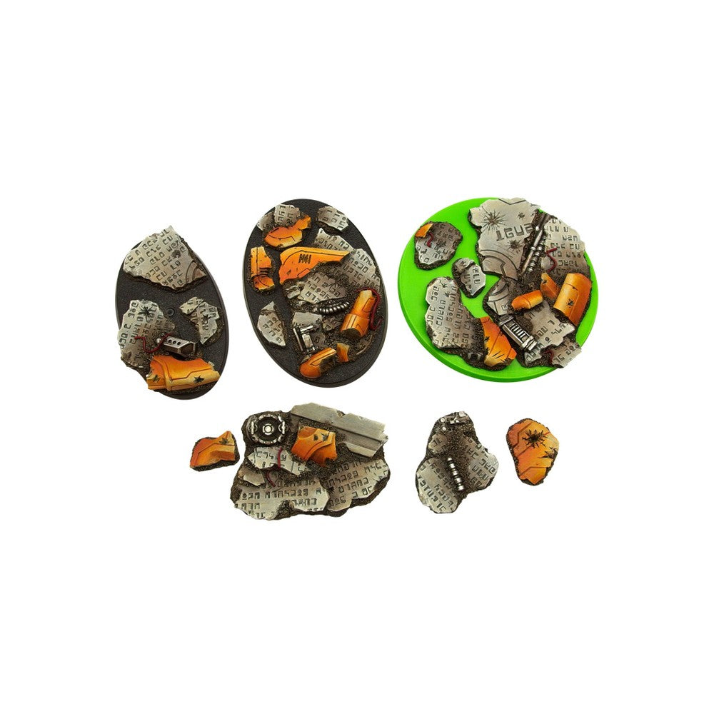 PREORDER Micro Art Studio - Resin Round/Oval Bases - TauCeti Basing Kit (16)