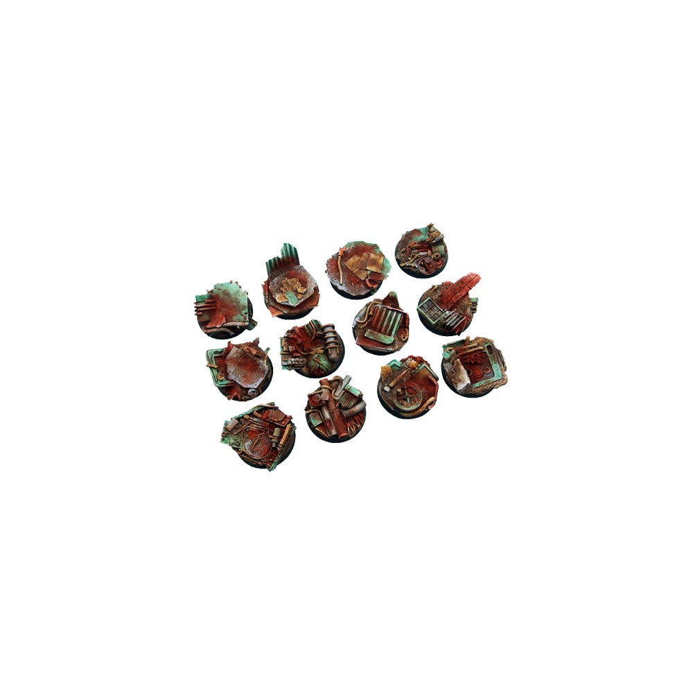 PREORDER Micro Art Studio - Resin Round/Oval Bases - Scrapyard Bases - Round 25mm (5)