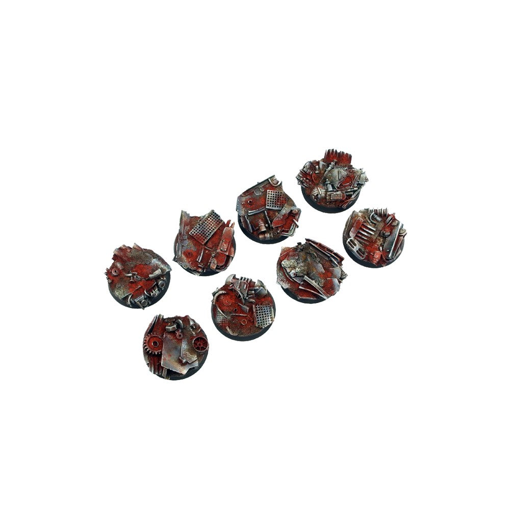 PREORDER Micro Art Studio - Resin Round/Oval Bases - Scrapyard Bases - Round 32mm (4)