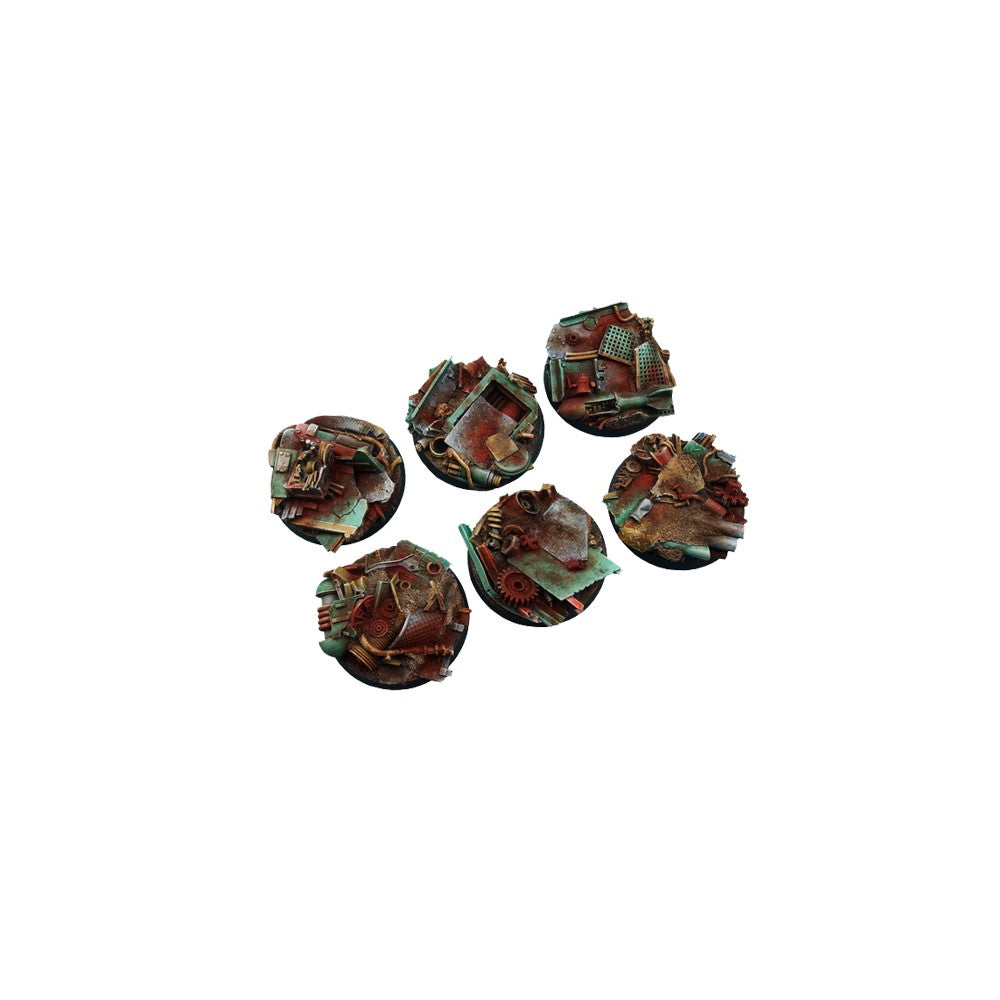 PREORDER Micro Art Studio - Resin Round/Oval Bases - Scrapyard Bases - Round 40mm (2)
