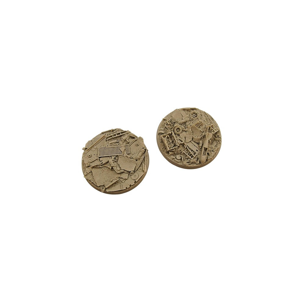PREORDER Micro Art Studio - Resin Round/Oval Bases - Scrapyard Bases - Round 60mm (1)
