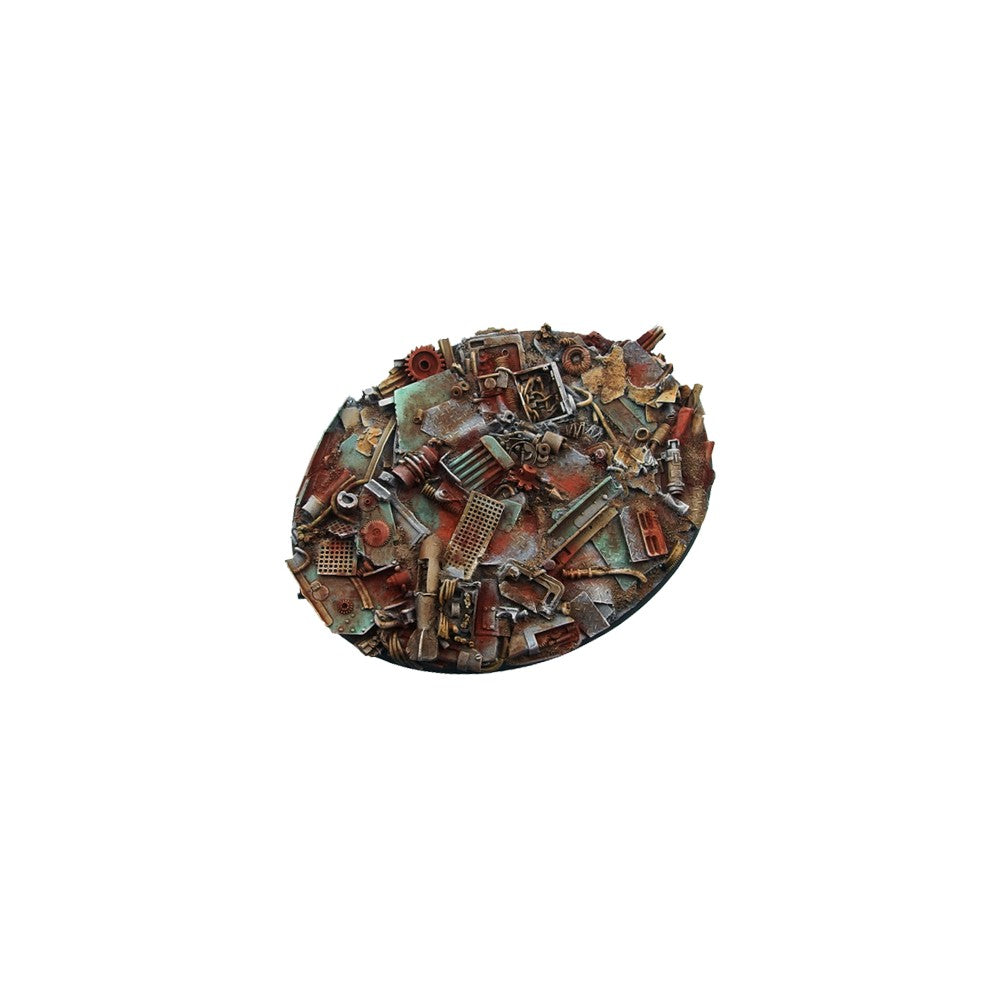 PREORDER Micro Art Studio - Resin Round/Oval Bases - Scrapyard Bases - Oval 120x92mm (1)