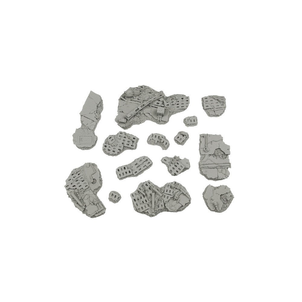 PREORDER Micro Art Studio - Resin Round/Oval Bases - Concrete Basing Kit (14)