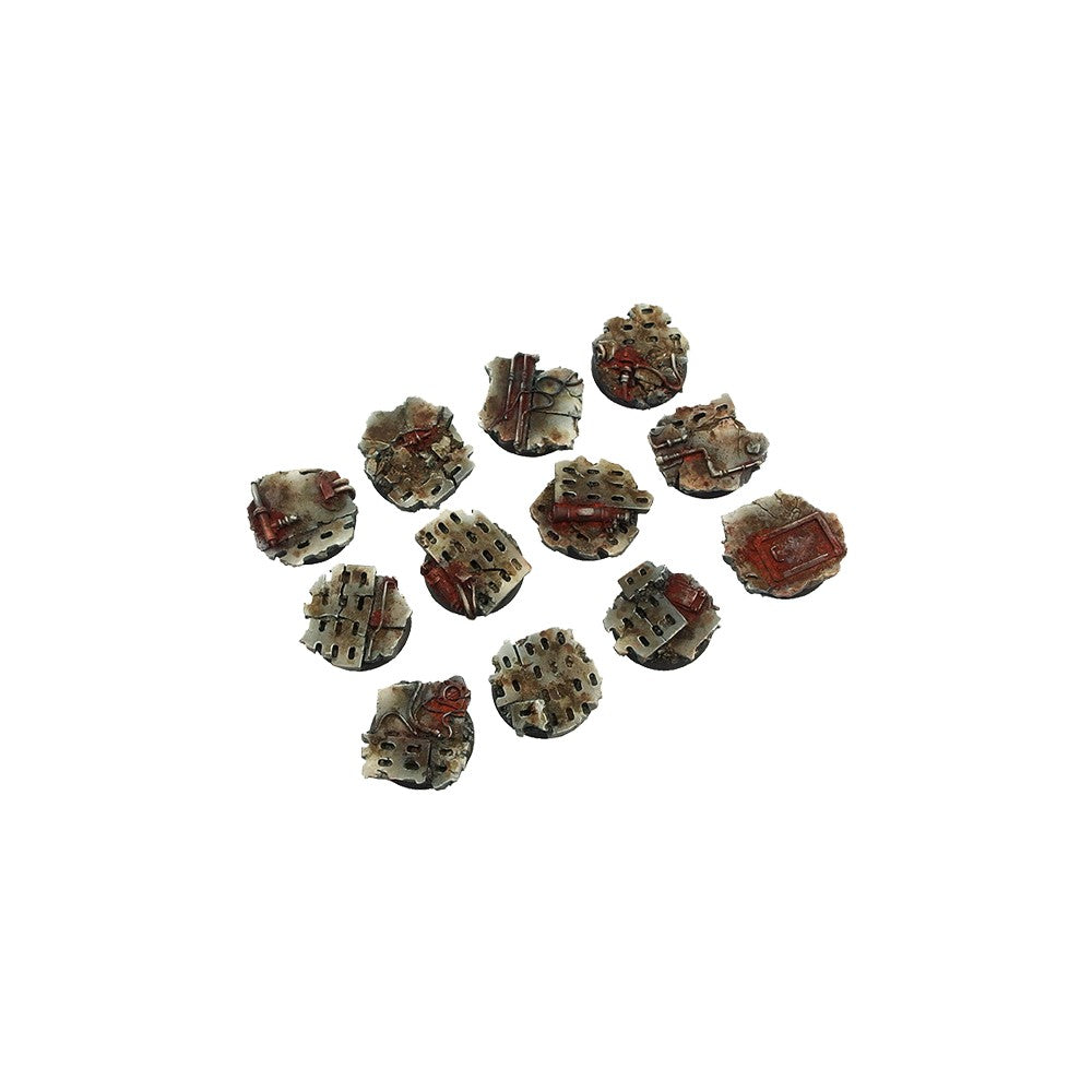 PREORDER Micro Art Studio - Resin Round/Oval Bases - Concrete Bases - Round 25mm (5)