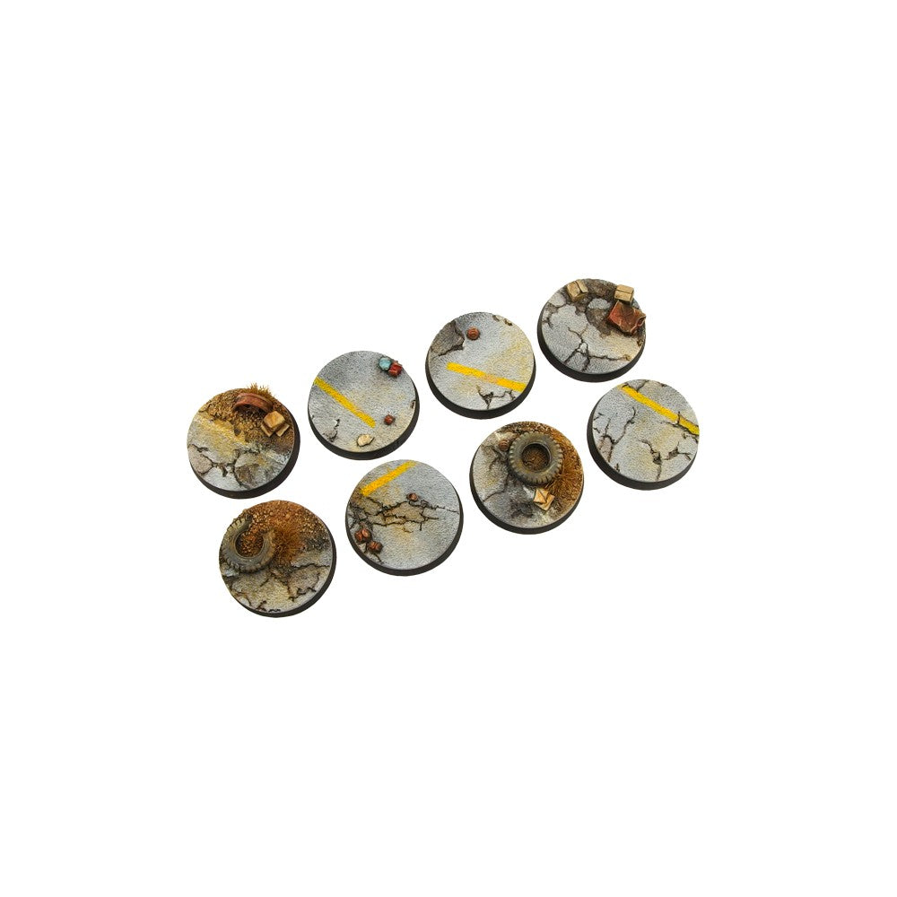 PREORDER Micro Art Studio - Resin Round/Oval Bases - Highway Bases - Round 32mm (4)