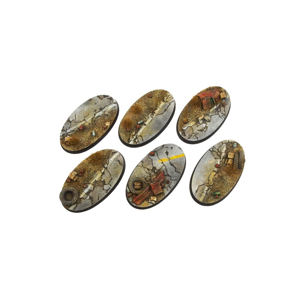 PREORDER Micro Art Studio - Resin Round/Oval Bases - Highway Bases - Oval 60x35mm (4)