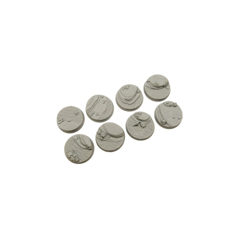 PREORDER Micro Art Studio - Resin Round/Oval Bases - Deep Water Bases Round 32mm (4)