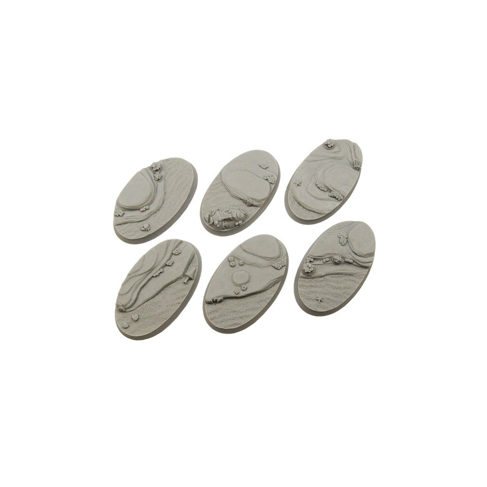 PREORDER Micro Art Studio - Resin Round/Oval Bases - Deep Water Bases Oval 60x35mm (4)