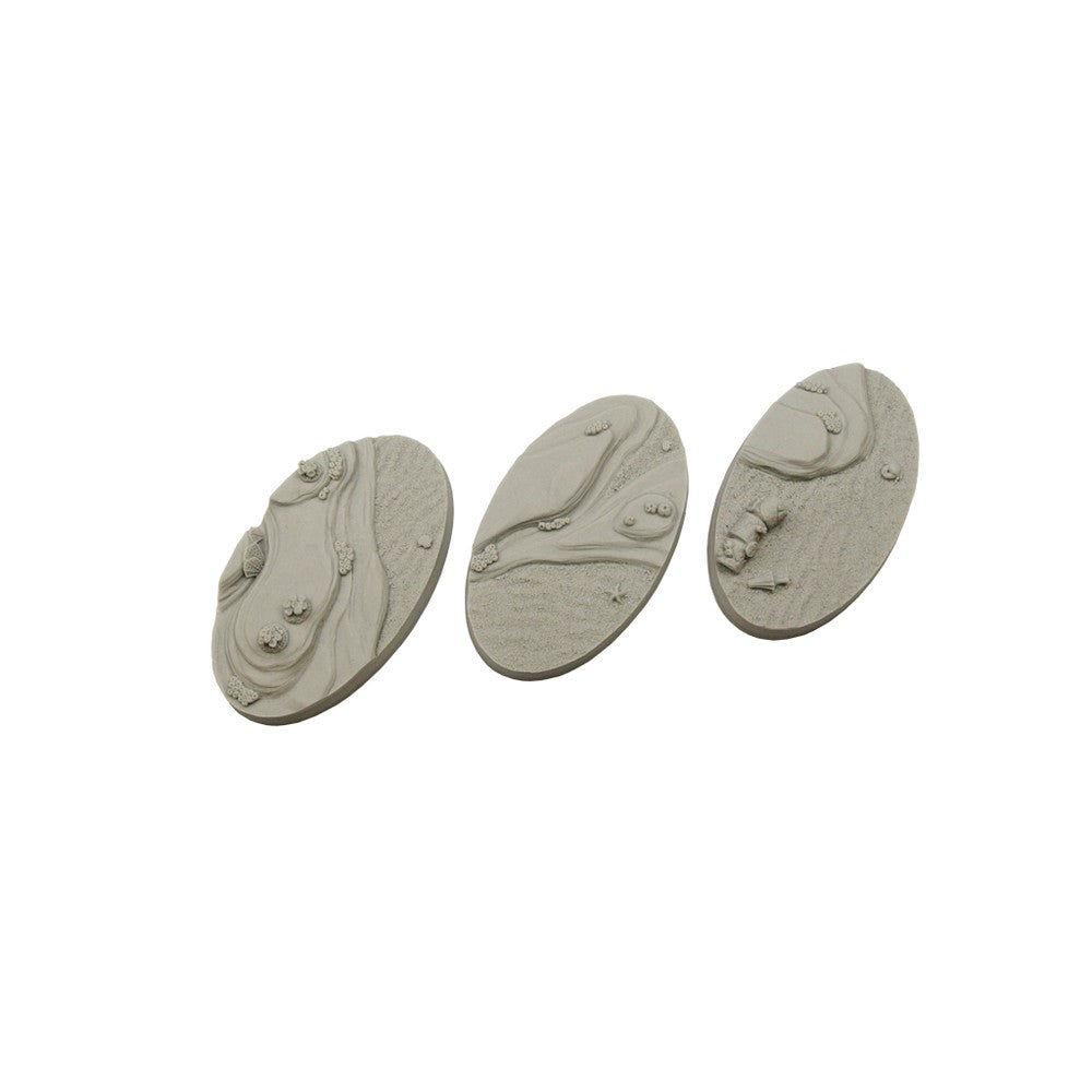 PREORDER Micro Art Studio - Resin Round/Oval Bases - Deep Water Bases Oval 75x42mm (2)