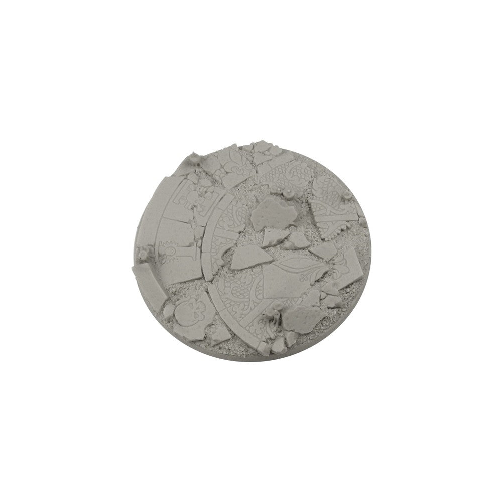 PREORDER Micro Art Studio - Resin Round/Oval Bases - Ruined Chapel Bases - Round 100mm (1)
