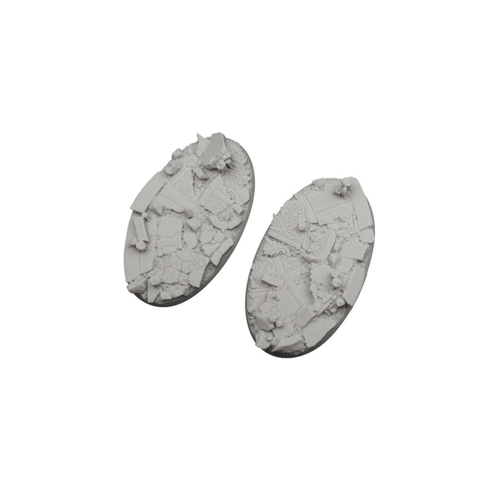PREORDER Micro Art Studio - Resin Round/Oval Bases - Ruined Chapel Bases - Oval 90x52mm (2)