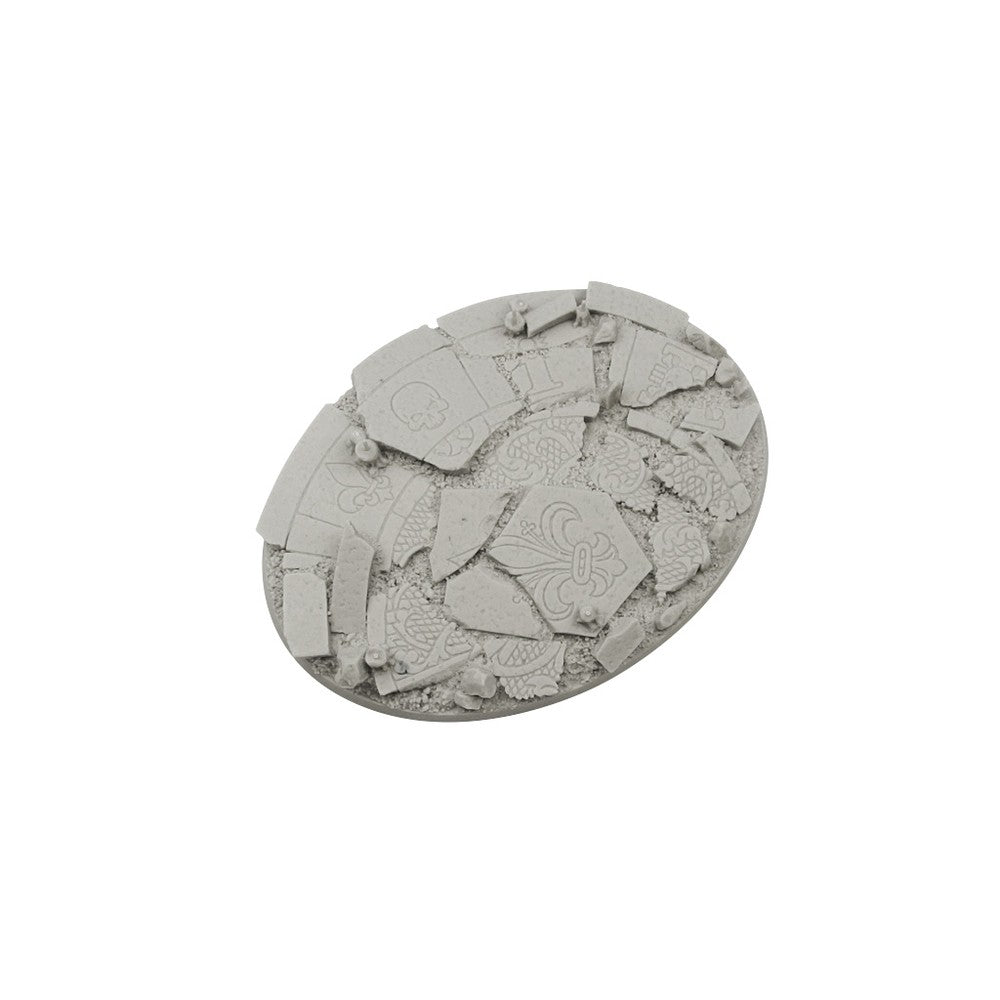 PREORDER Micro Art Studio - Resin Round/Oval Bases - Ruined Chapel Bases - Oval 120x92mm (1)