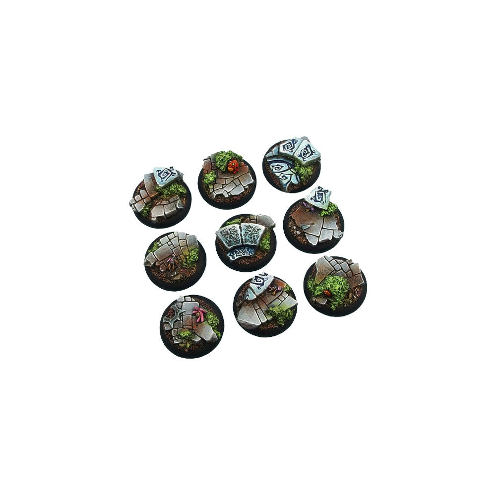PREORDER Micro Art Studio - Resin Wide Lip Round Bases - Mystic Bases - WRound 30mm (5)