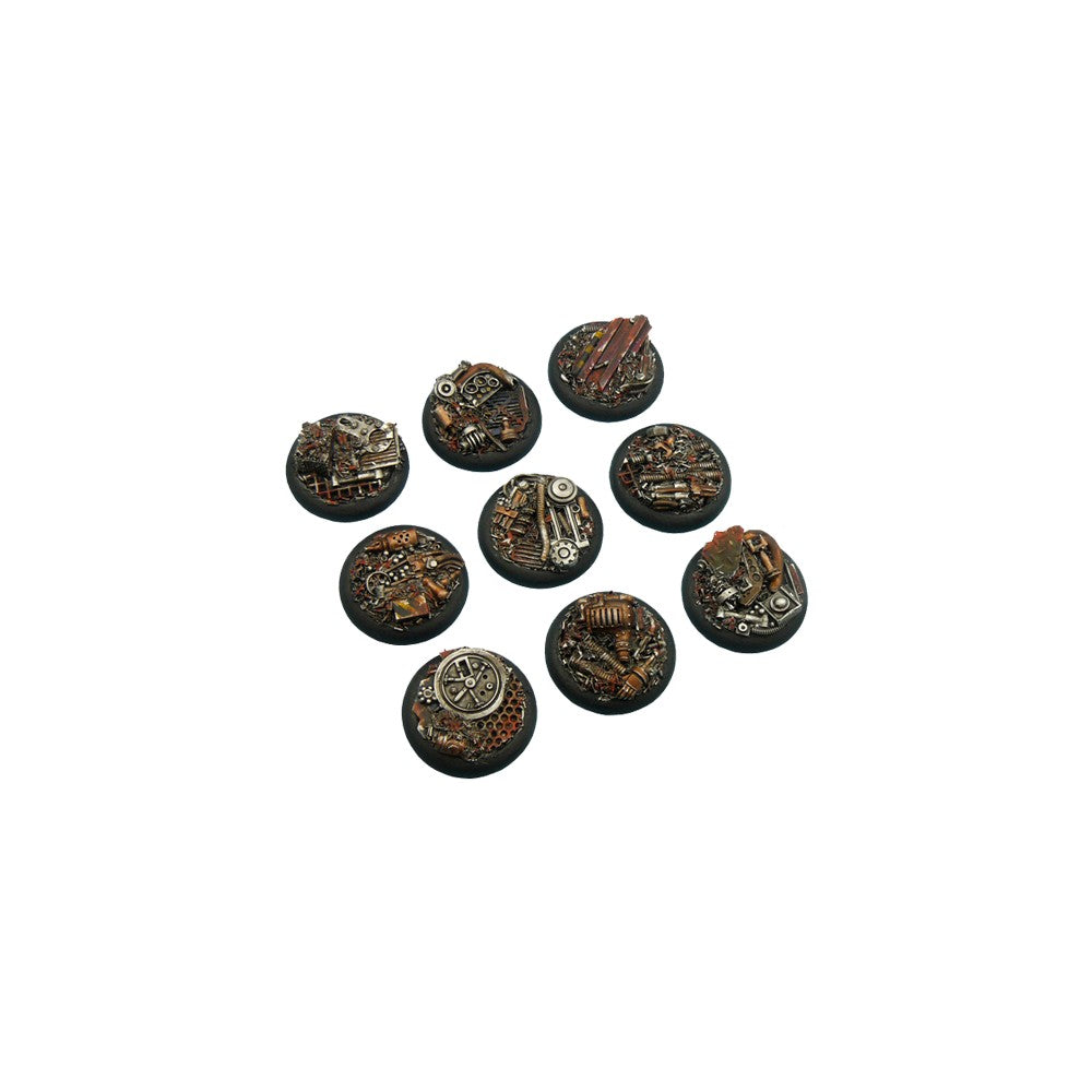 PREORDER Micro Art Studio - Resin Wide Lip Round Bases - Trash Bases - WRound 30mm (5)