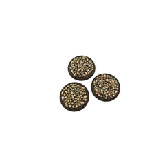Micro Art Studio - Resin Wide Lip Round Bases - Skulls Bases - WRound 50mm (1)