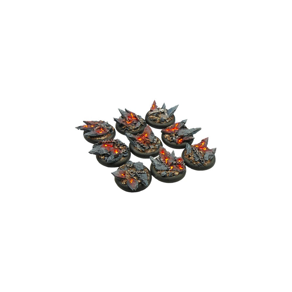 PREORDER Micro Art Studio - Resin Wide Lip Round Bases - Chaos Bases - WRound 30mm (5)