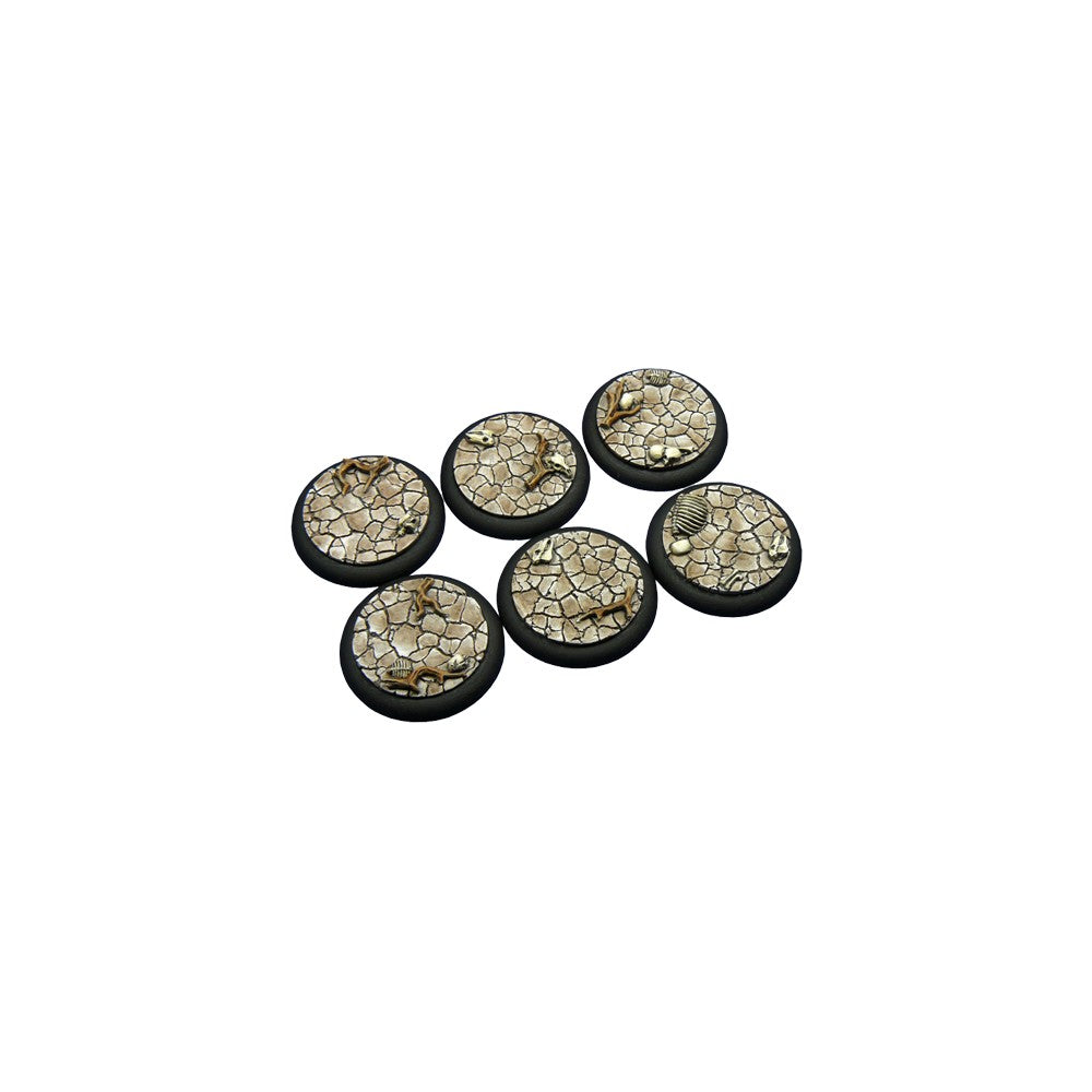 PREORDER Micro Art Studio - Resin Wide Lip Round Bases - Wasteland Bases - WRound 40mm (2)