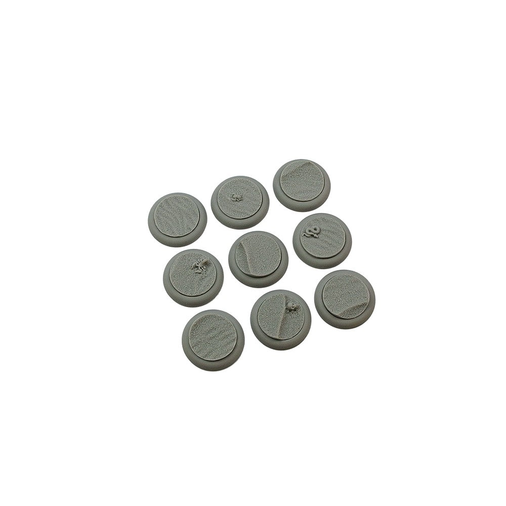 PREORDER Micro Art Studio - Resin Wide Lip Round Bases - Desert Bases - WRound 30mm (5)