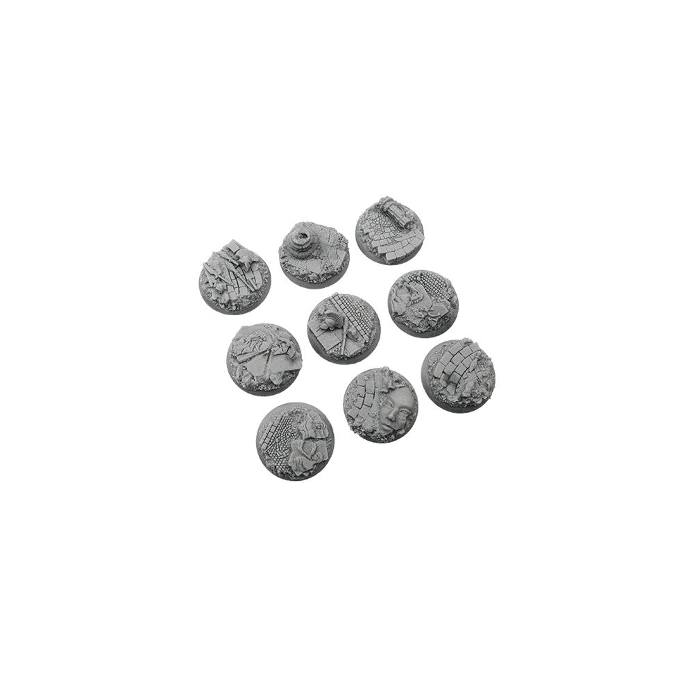 PREORDER Micro Art Studio - Resin Wide Lip Round Bases - Halodyne Bases - WRound 30mm (5)