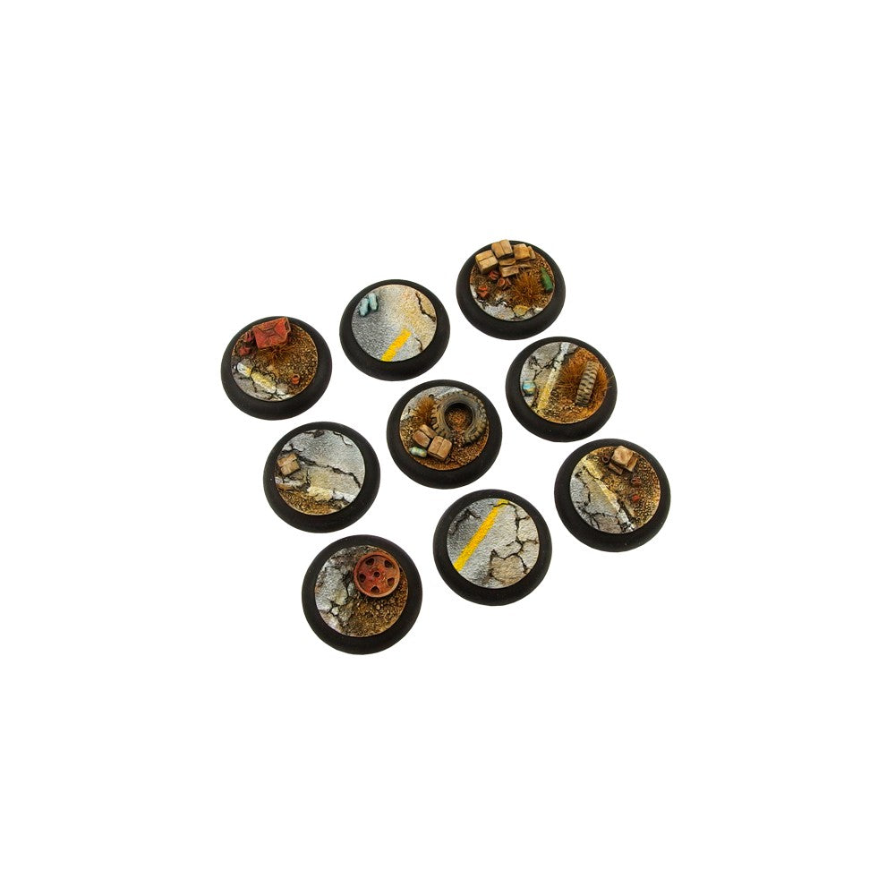 PREORDER Micro Art Studio - Resin Wide Lip Round Bases - Highway Bases - WRound 30mm (5)
