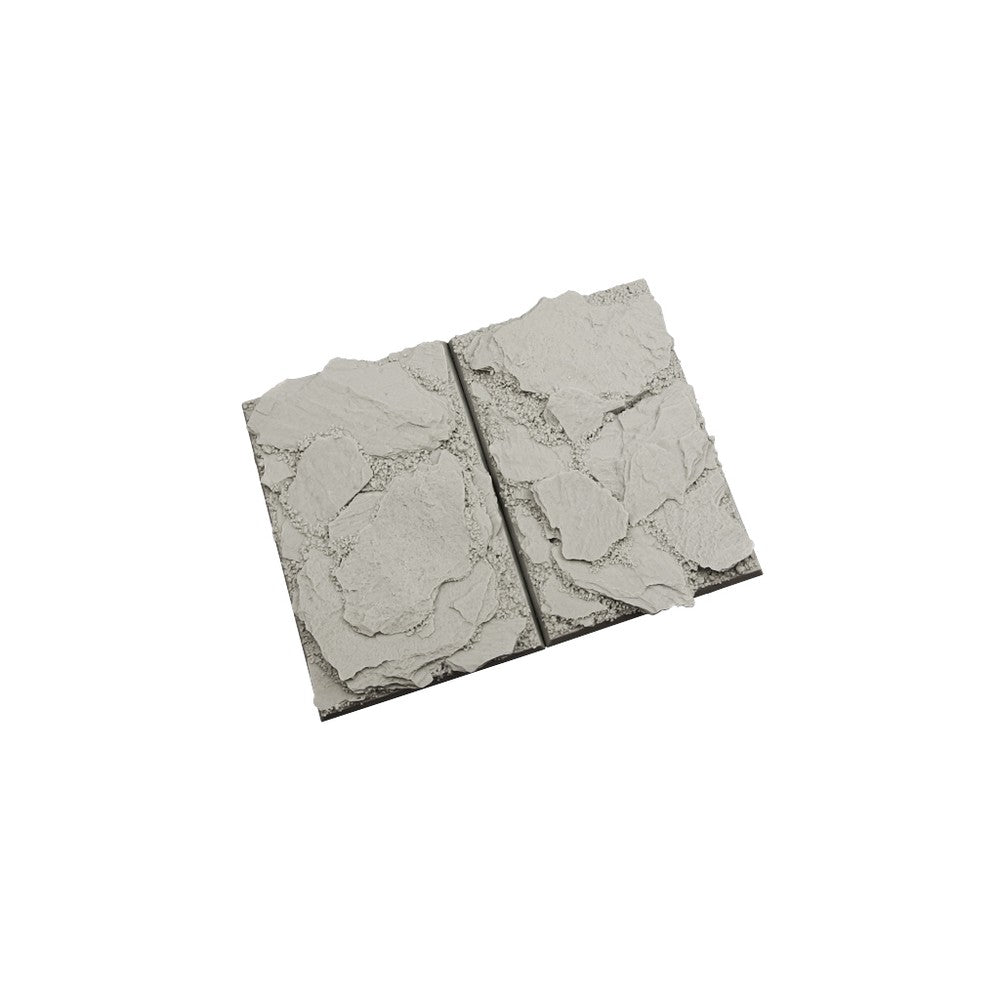 PREORDER Micro Art Studio - Resin Square/Rectangular Bases - Shale Bases 50x75mm (1)