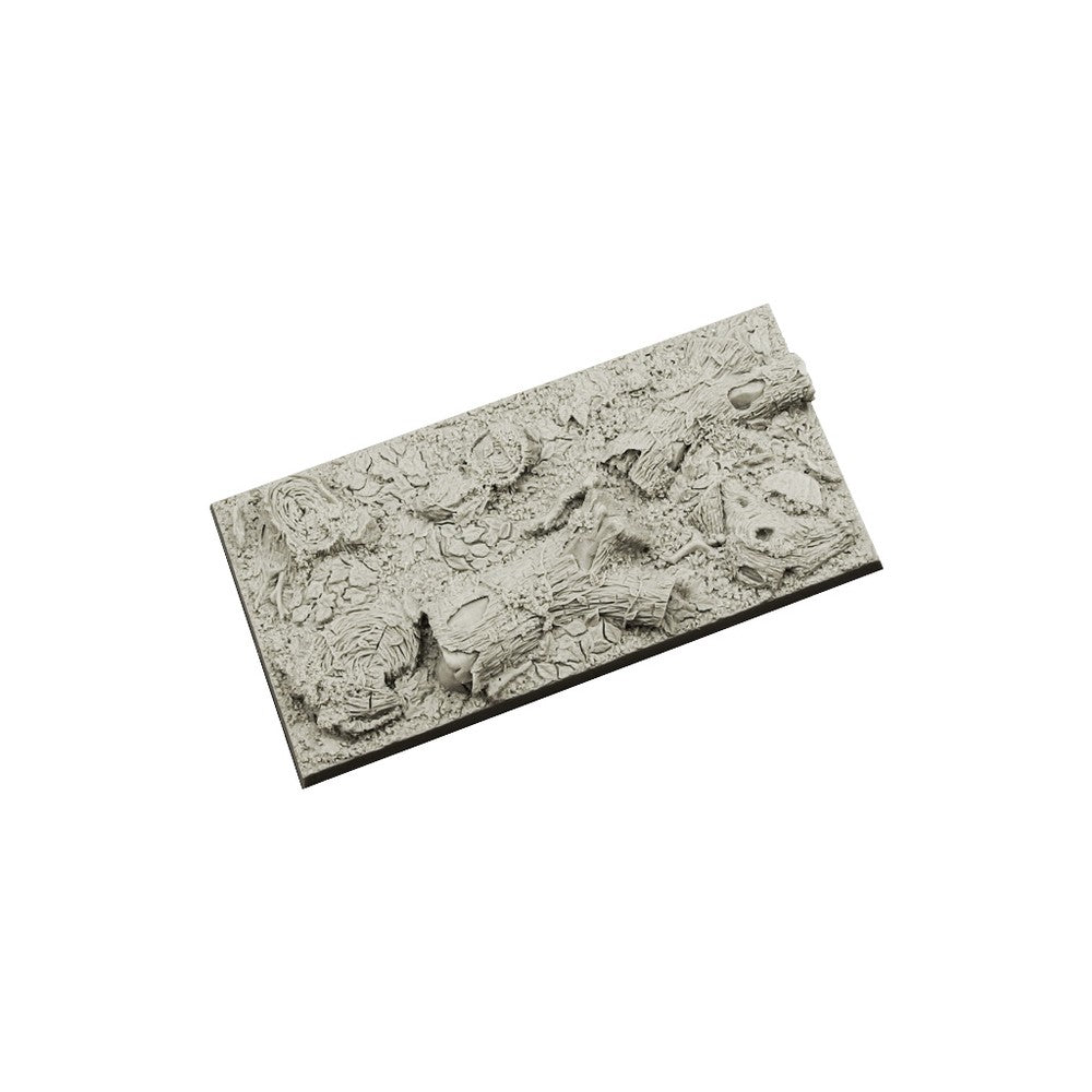 PREORDER Micro Art Studio - Resin Square/Rectangular Bases - Forest Bases 50x100mm (1)