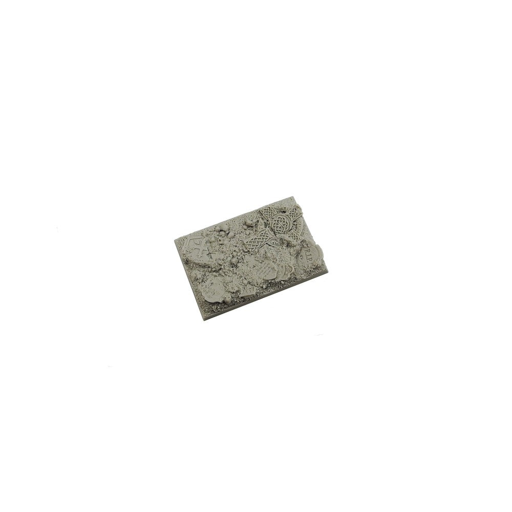 PREORDER Micro Art Studio - Resin Square/Rectangular Bases - Graveyard Bases 50x75mm (1)
