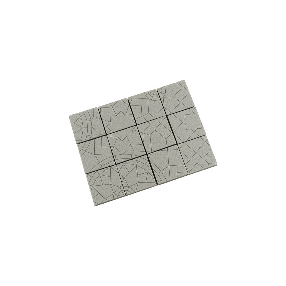 PREORDER Micro Art Studio - Resin Square/Rectangular Bases - Mosaic Bases 20x20mm (10)
