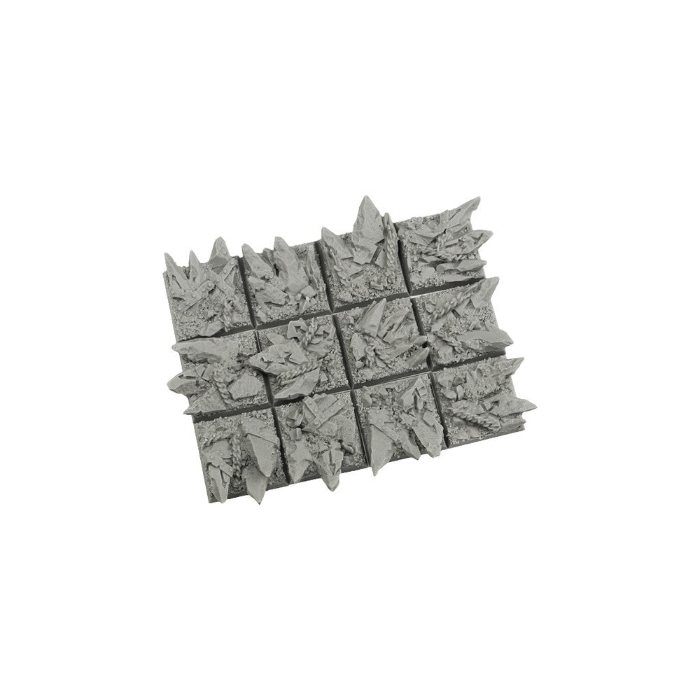 PREORDER Micro Art Studio - Resin Square/Rectangular Bases - Chaos Bases 25x25mm (10)