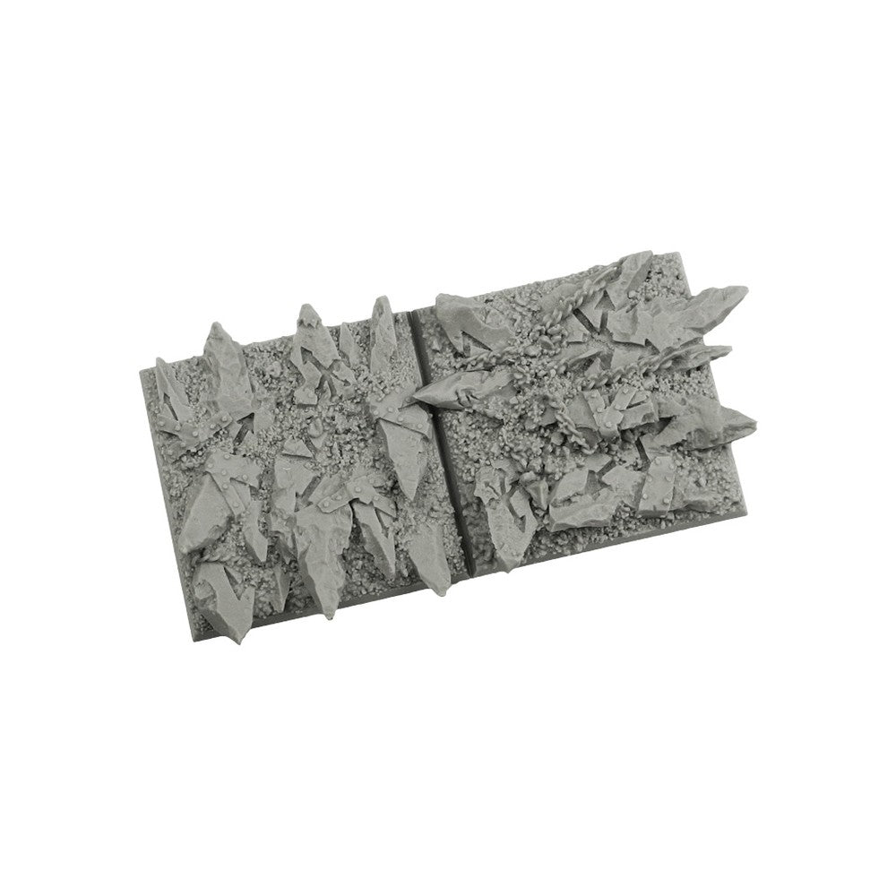 PREORDER Micro Art Studio - Resin Square/Rectangular Bases - Chaos Bases 50x50mm (2)