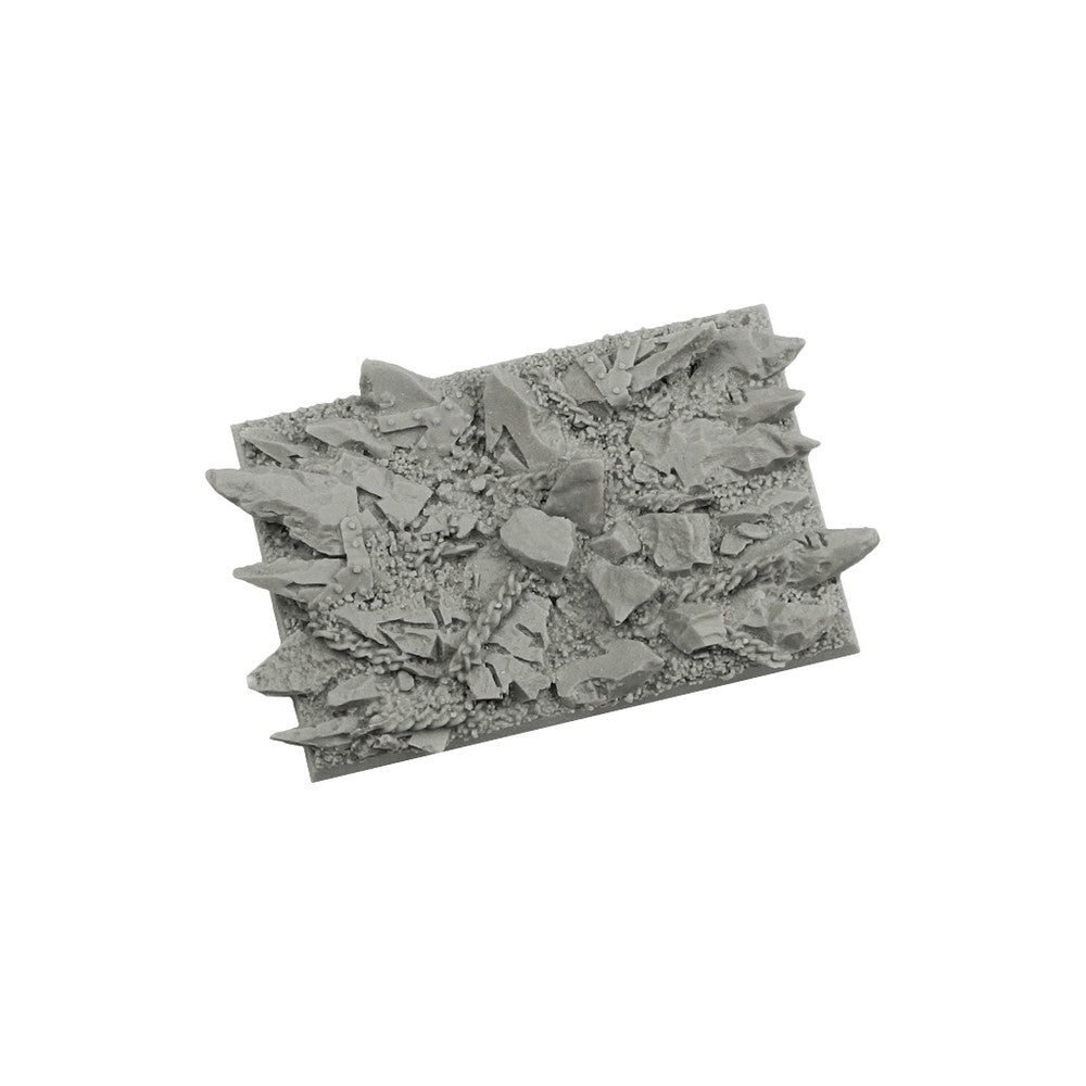 PREORDER Micro Art Studio - Resin Square/Rectangular Bases - Chaos Bases 50x75mm (1)