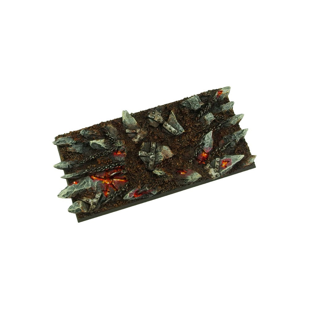 PREORDER Micro Art Studio - Resin Square/Rectangular Bases - Chaos Bases 50x100mm (1)
