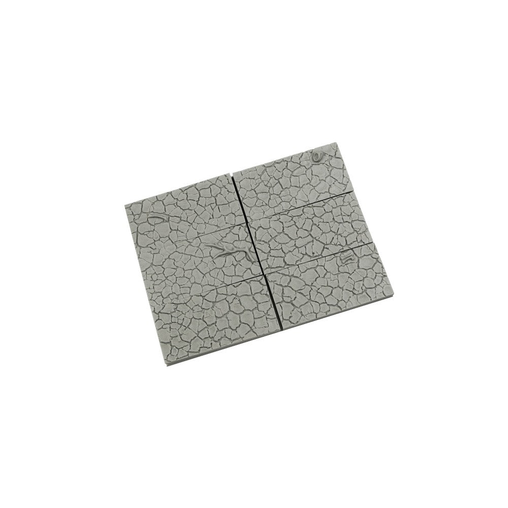 PREORDER Micro Art Studio - Resin Square/Rectangular Bases - Wasteland Bases 25x50mm (5)