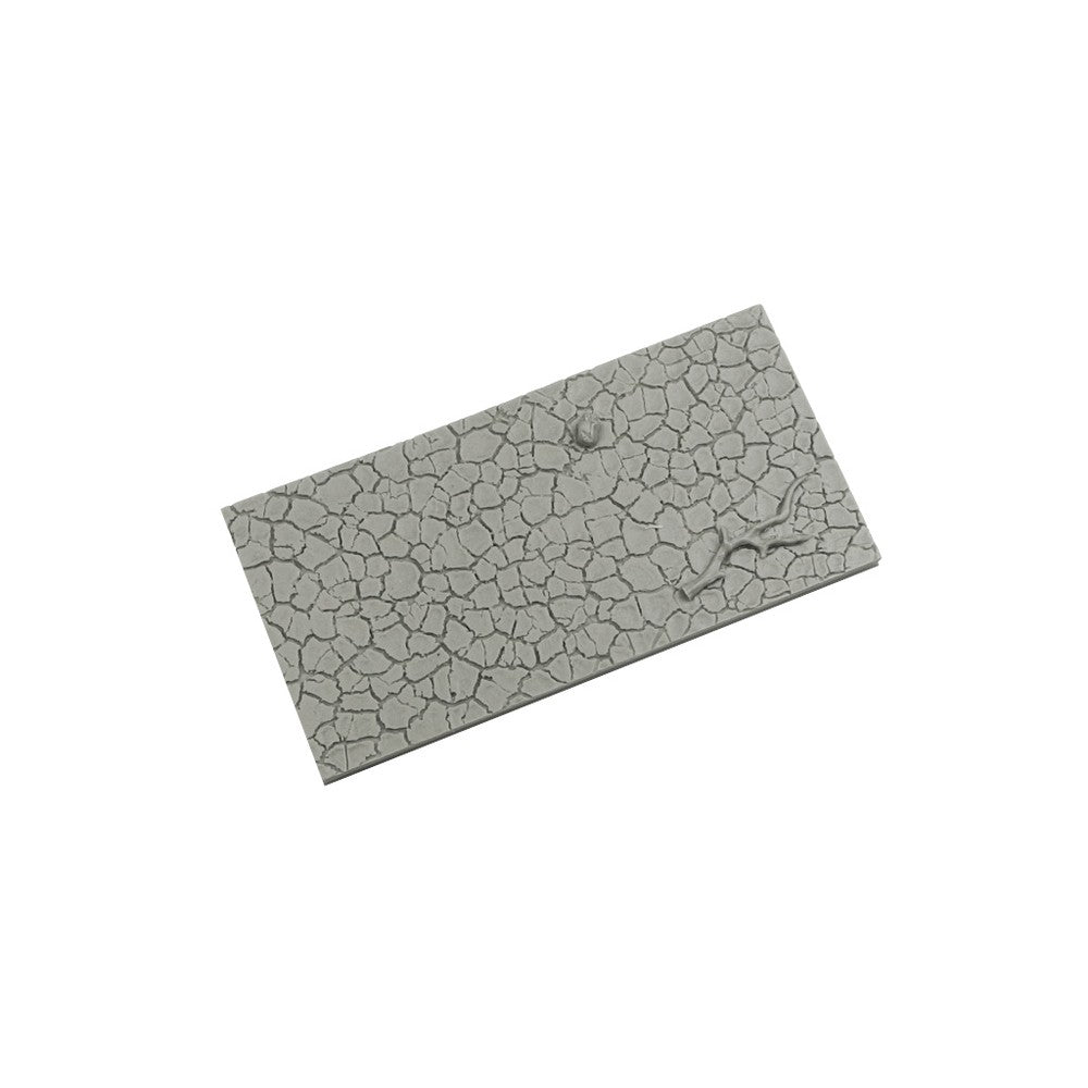 PREORDER Micro Art Studio - Resin Square/Rectangular Bases - Wasteland Bases 50x100mm (1)
