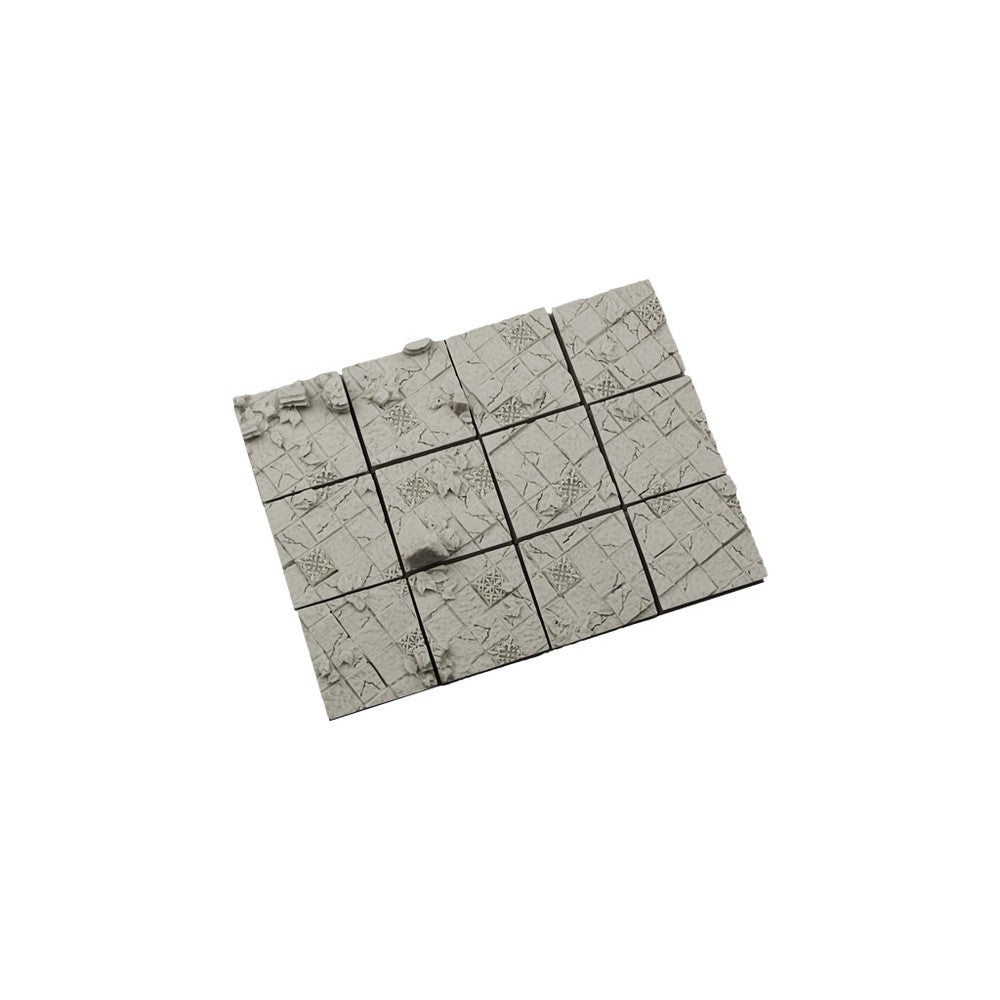 PREORDER Micro Art Studio - Resin Square/Rectangular Bases - Ancient Bases 25x25mm (10)